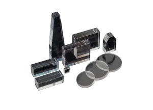 Sapphire and Fused Silica Blocks and Light Waveguides ("Light Ducts")