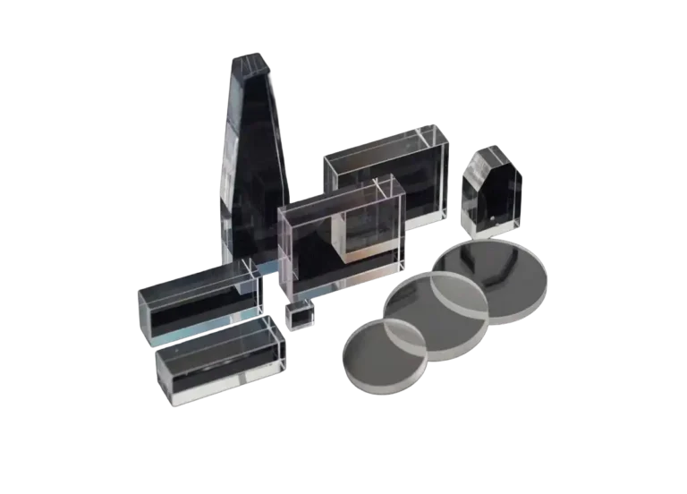 Sapphire and Fused Silica Blocks and Light Waveguides ("Light Ducts")