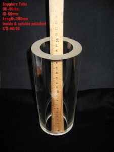 Sapphire components of irregular shape