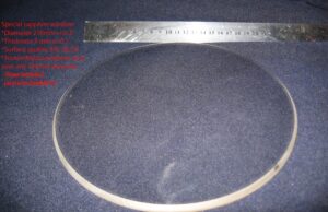 Large sapphire optics